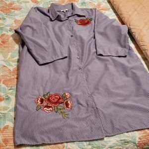 NWT button down dress or duster